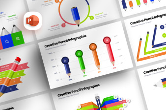Creative Pencil Infographic - Presentation Template